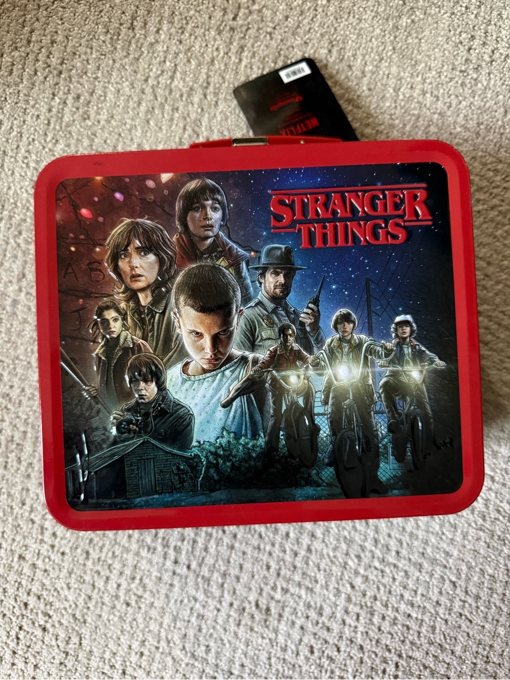 officially licensed Stranger Things Loungefly Lunchbox plus Decal